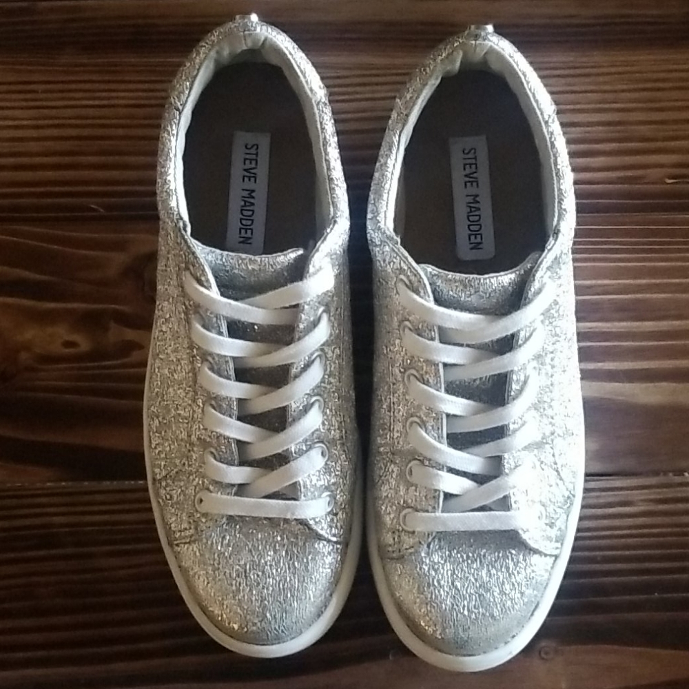 Steve Madden glitter sneakers